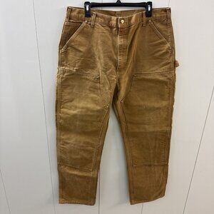 Carhartt Mens USA Duck Double Knee Carpenter Pants 38x34 Original Dungaree Fit
